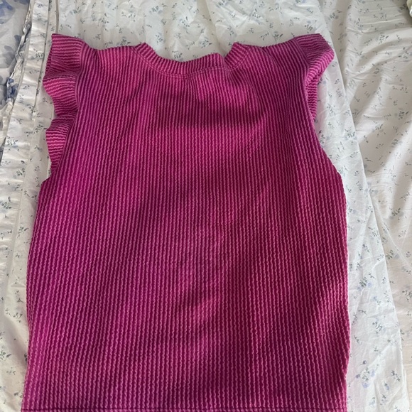 Pink Ruffled Kids Blouse - Picture 3 of 3